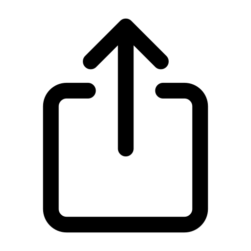 Share icon with three connected dots, used to represent sharing content.